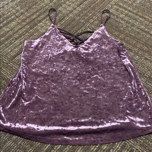American Eagle velvet top